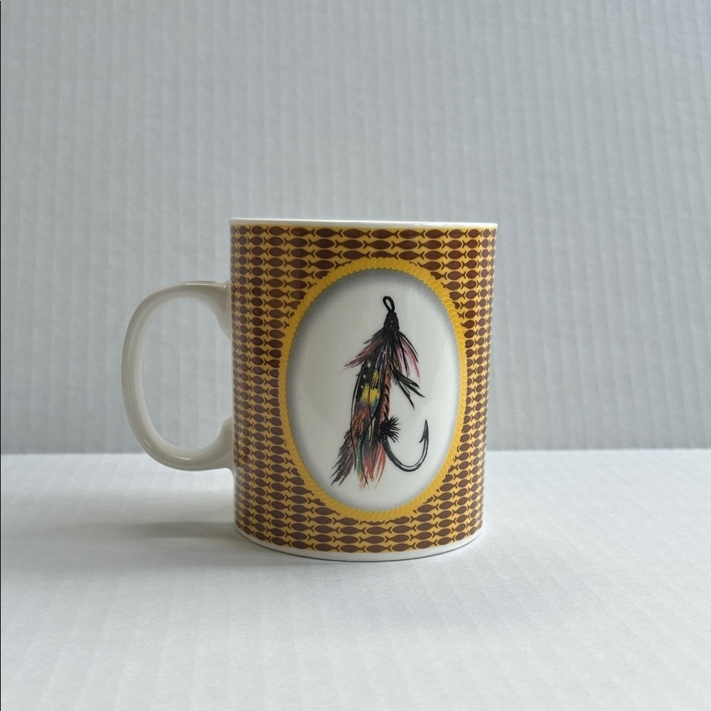 Savinio Porcelain Fly Fishing Mug
